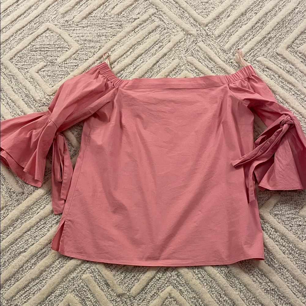 H&M off the shoulder flouncy blouse